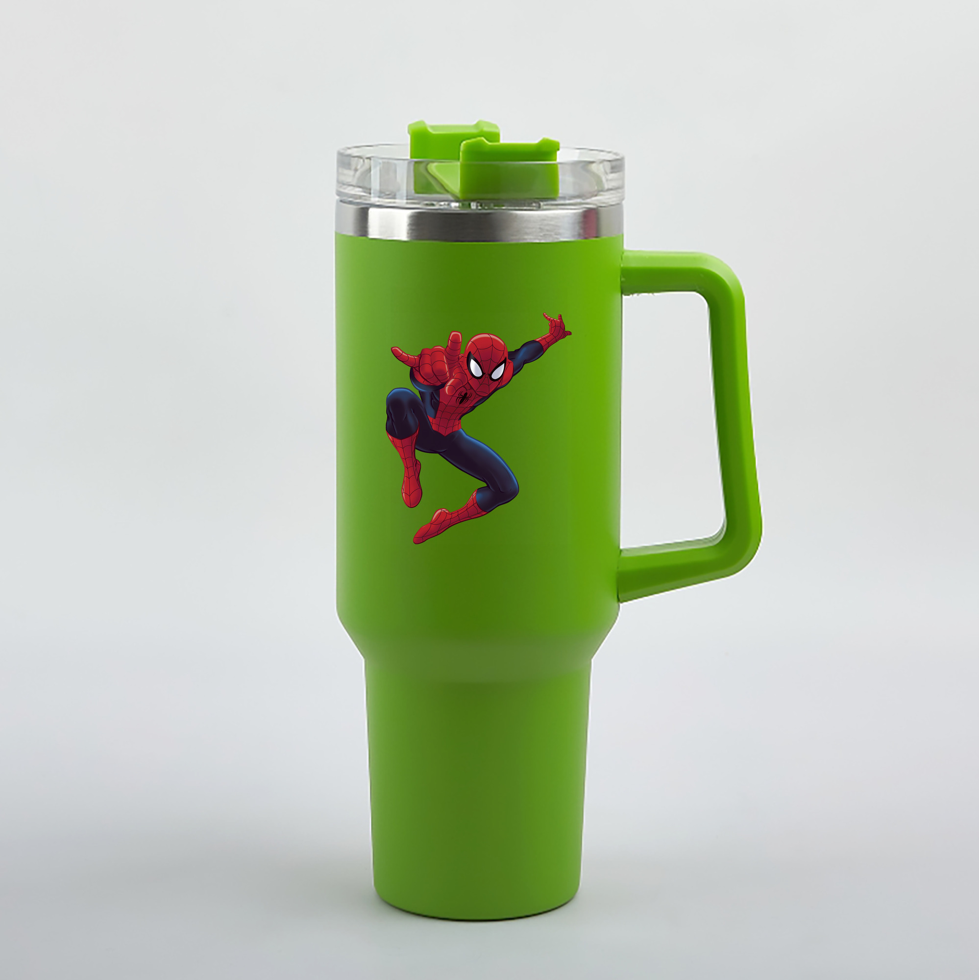 （画像用） Spider Man スパイダーマン 1200mL車用タンブラー（カラープリント）